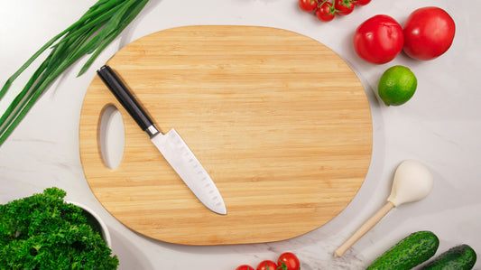 Premium Bamboo Cutting Board Set with Juice Groove